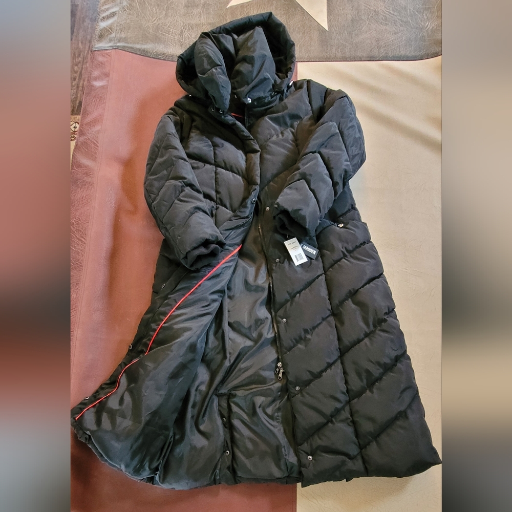 Steve Madden full length puffer coat.